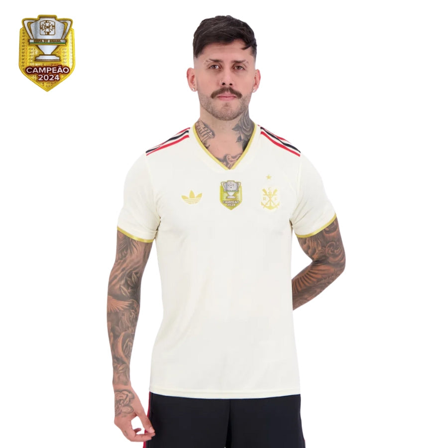 Flamengo Third Fan Jersey 2025/26 Patch Campeão Copa Do Brasil 2024