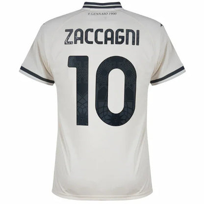 Lazio Away Zaccagni 10 Fan Jersey 2025/26 Official Printing