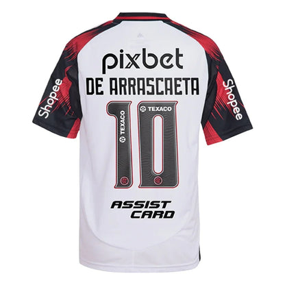 Flamengo Away Fan Jersey 2025/26 Patchs + Full Sponsor (Official Printing)