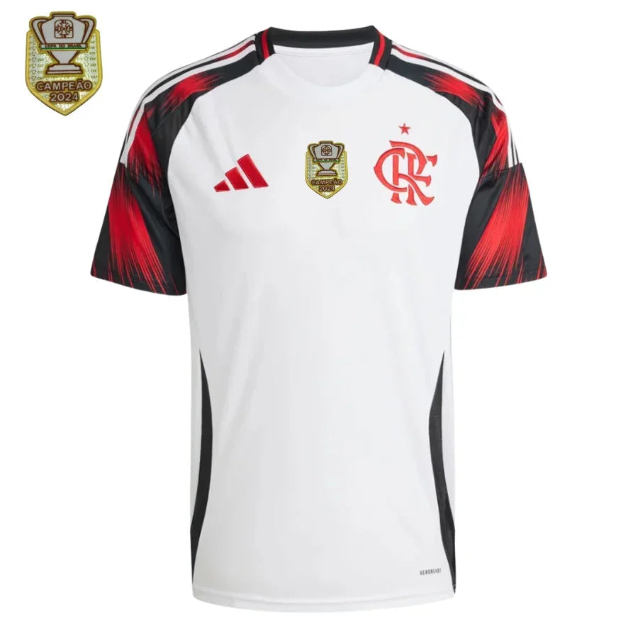 Flamengo Away Fan Jersey 2025/26 Patch Campeon