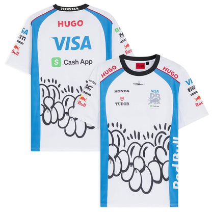 RB Cash APP Special Edition Silverstone GP Replica T-Shirt Formula 1 F1 Formula One