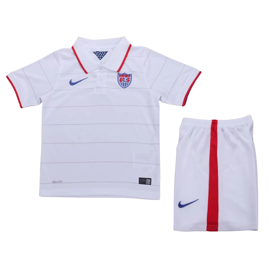 Kids Kit Usa Retro Home Fan Jersey 2014
