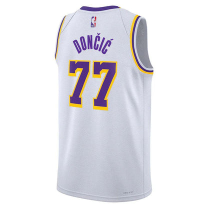 Luka Dončić - Los Angeles Lakers Association Edition 2024 NBA Jersey - White - Unisex