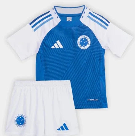 Kids KIT Cruzeiro Home Jersey 2025/26
