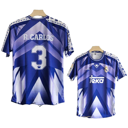 Real Madrid Roberto Carlos Retro Jersey  Retro Collection