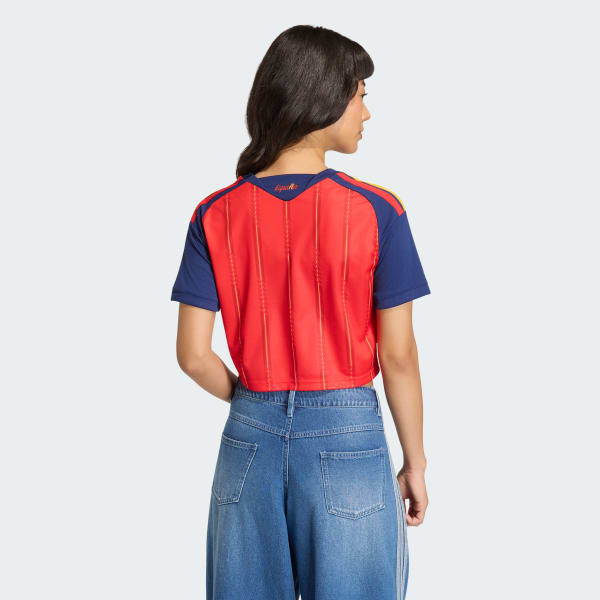 Spain Home Cropped Jersey Women’S Home World Cup 2026