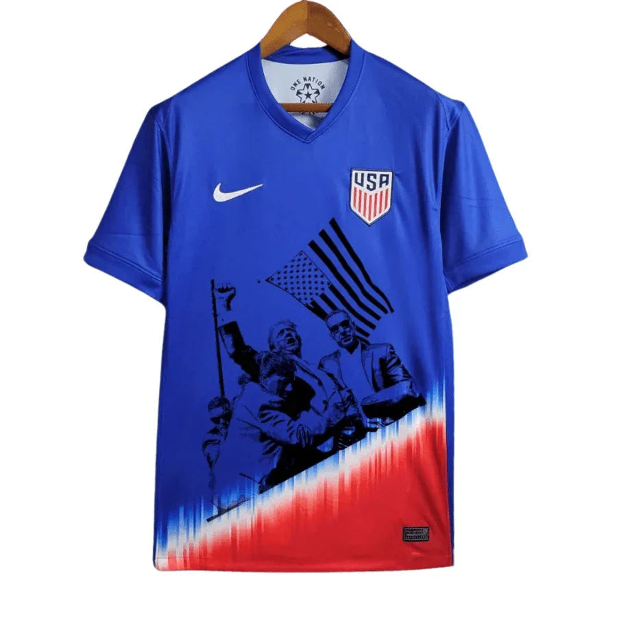 USA Home, Away Jersey 2024/25 Donald Trump Legend Never Dies made on demand