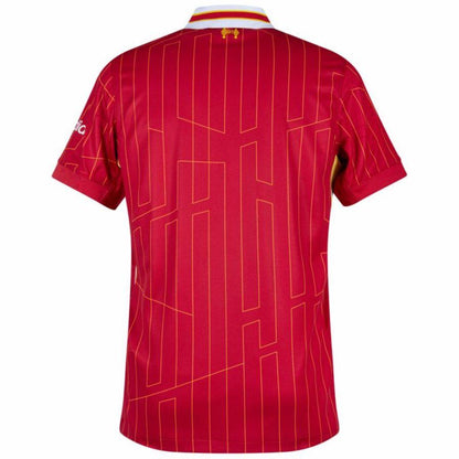 Liverpool Home 2024/25 Patches UCL UEFA Foundation (Official Printing)