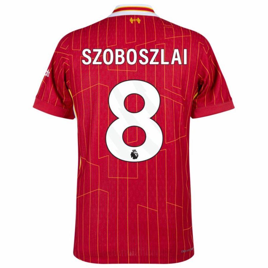 Liverpool Home 2024/25 Patches UCL UEFA Foundation (Official Printing)