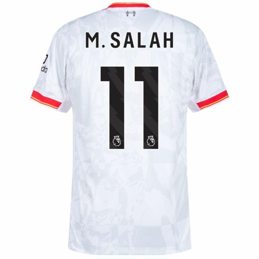 Liverpool Mohamed Salah 11 Away 2024/25 Patches UCL UEFA Foundation (Official Printing)