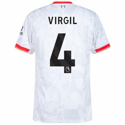 Liverpool Virgil 4 Away 2024/25 Patches UCL UEFA Foundation (Official Printing)