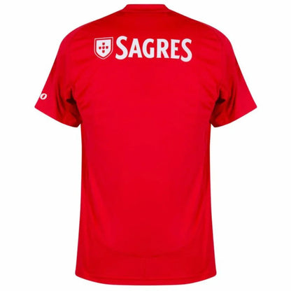 Benfica Home Fan Jersey 2024/25 Patches UCL UEFA Foundation (Official Printing)