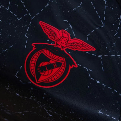 Benfica Away Fan Jersey 2024/25 Patches UCL UEFA Foundation (Official Printing)