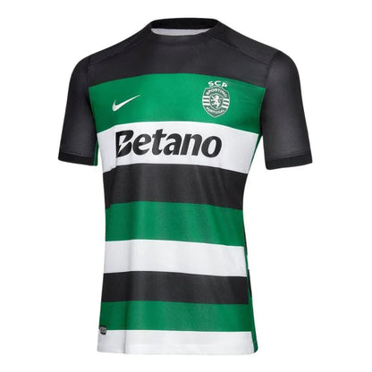 Sporting CP Fan Jersey Home 2024/25 Patches UCL UEFA Foundation (Official Printing)