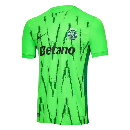 Sporting CP Fan Jersey Fourth 2024/25 Patches UCL UEFA Foundation (Official Printing)