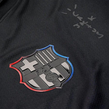 Barcelona Travis Scott Away Fan Jersey 2025/26 Spotify and FC Barcelona Collab With Travis Scott on a Special Cactus Jack