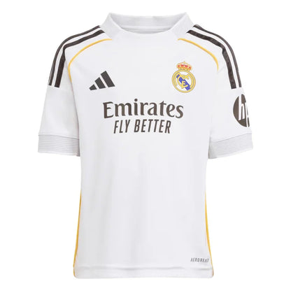 Kids Kit Real Madrid Home Fan Jersey 2025/26