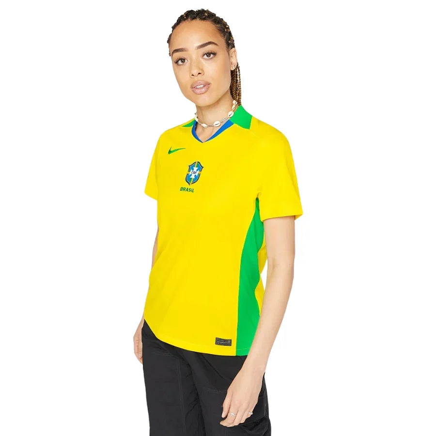 Brazil Home Fan Jersey 2025/26 Women’S