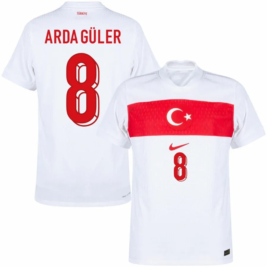 Turkey Arda Güler 8 Home Fan Jersey 2025/26