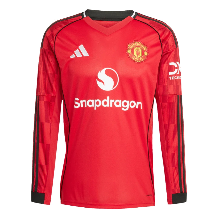 Manchester United Long Sleeve Home Fan Jersey 2025/26