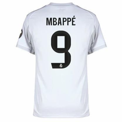 Real Madrid Mbappé 9 Home Fan Jersey 2025/26 Patch Club World Cup