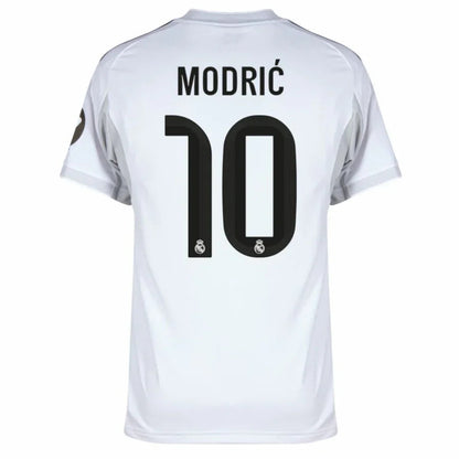 Real Madrid Modric 10 Home Fan Jersey 2025/26 Patch Club World Cup