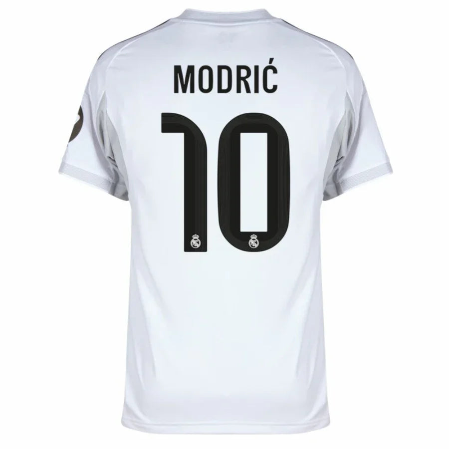 Real Madrid Modric 10 Home Fan Jersey 2025/26 Patch Club World Cup