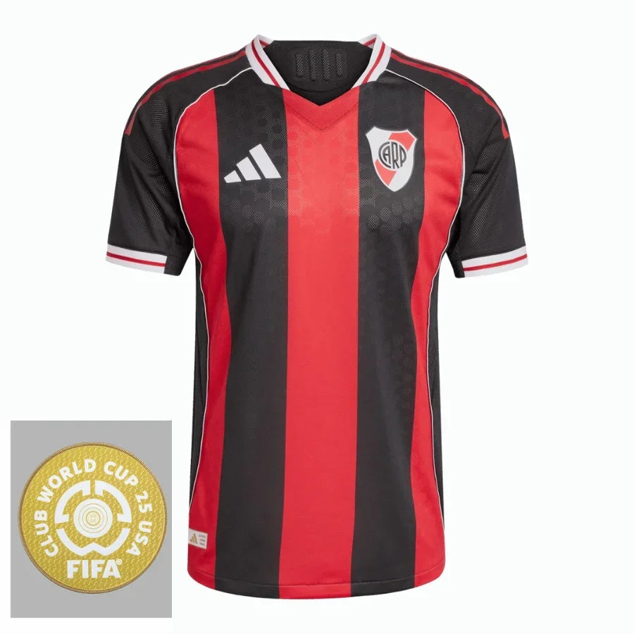 River Plate Away Fan Jersey 2025/26 Patch Club World Cup