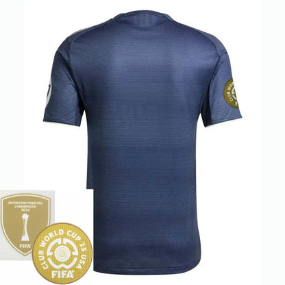 Real Madrid Away Fan Jersey 2025/26 - Patch 2025 Club World Cup + FIFA Intercontinental Champions