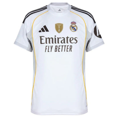 Real Madrid Home Bellingham 5 Fan Jersey 2025/26 FIFA Intercontinental Champions Patch
