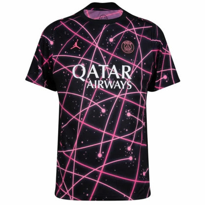 PSG x Jordan Pre-Match Fan Jersey - Black/Pink - 2025-2026