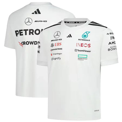 Mercedes-AMG Petronas F1 Team Adidas T-Shirt - White Formula 1 F1 Formula One