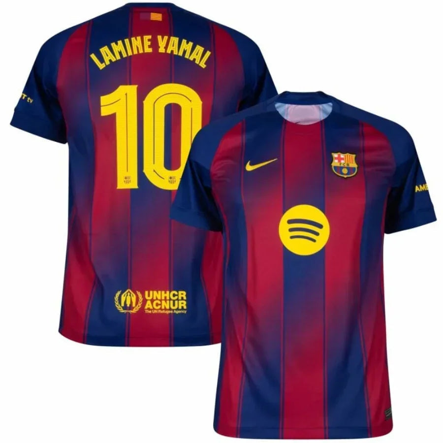 Barcelona Lamine Yamal 10 Home Fan Jersey 2025/26