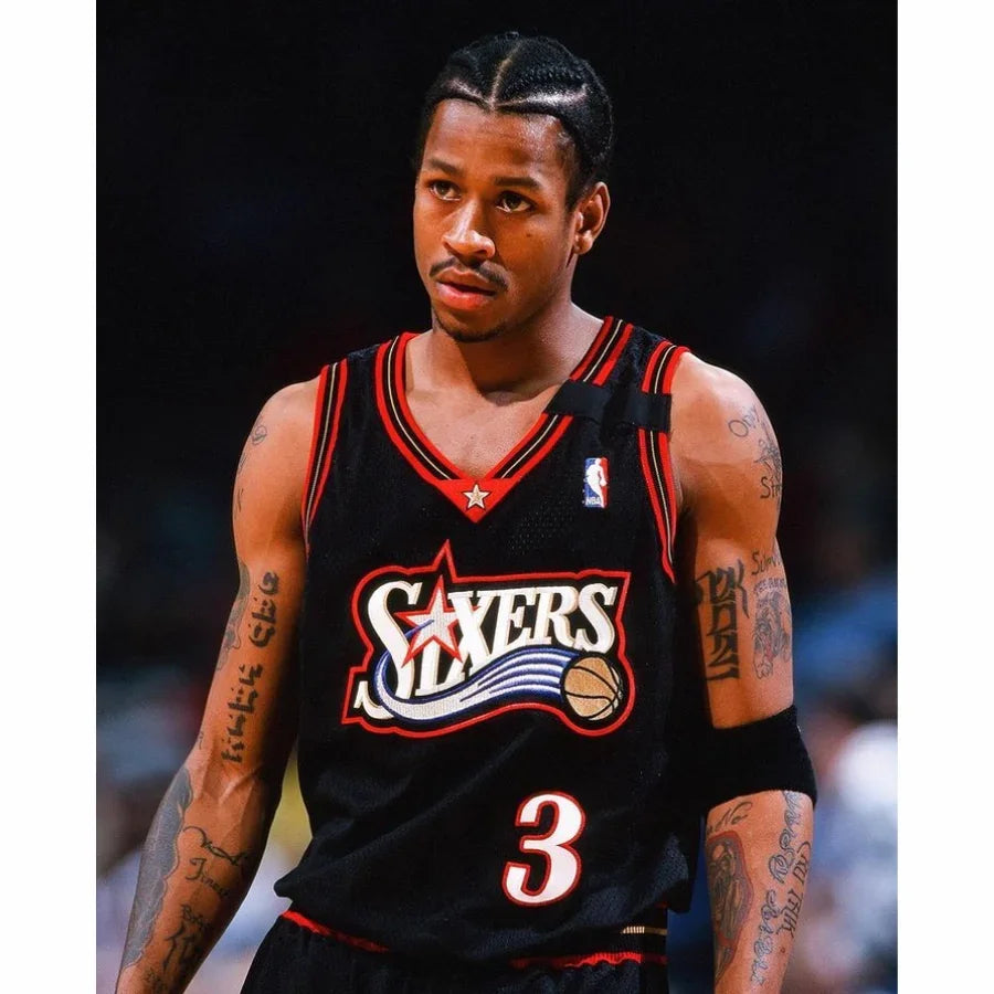 Philadelphia 76ers Allen Iverson 2000-01 Edition NBA Jersey - Black