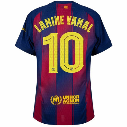 Barcelona Lamine Yamal 10 Home Authentic Player 2025/26 Dri-Fit ADV Match
