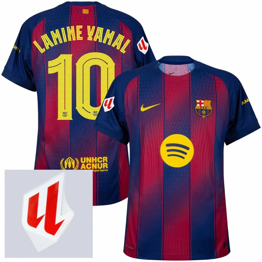 Barcelona Lamine Yamal 10 Home Authentic Player 2025/26 Dri-Fit ADV Match