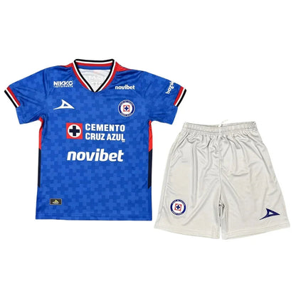 Kids Kit Cruz Azul Home Fan Jersey 2025/26
