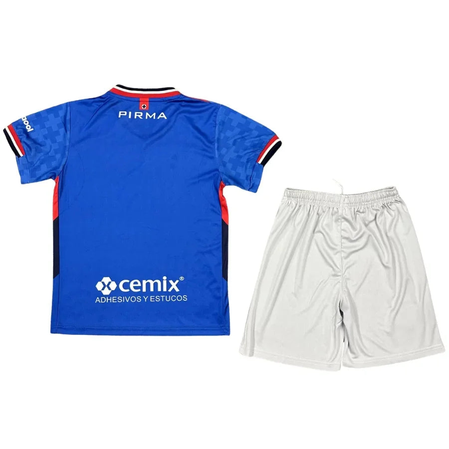 Kids Kit Cruz Azul Home Fan Jersey 2025/26