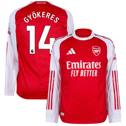 Arsenal Gyökeres 14 Home Long Sleeve Fan Jersey 2025/26