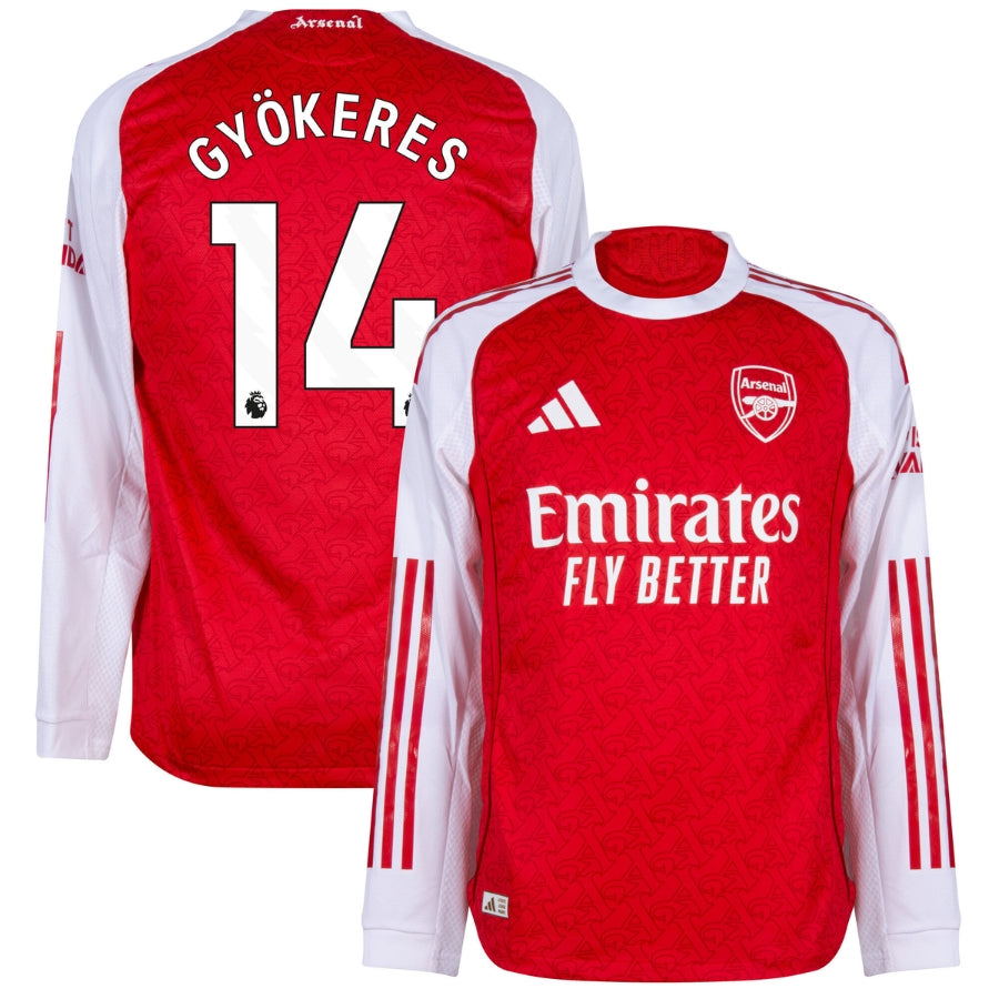 Arsenal Gyökeres 14 Home Long Sleeve Fan Jersey 2025/26