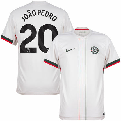 Chelsea Joao Pedro 20 Away Fan Jersey 2025/26
