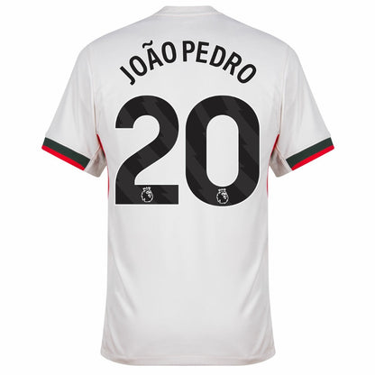 Chelsea Joao Pedro 20 Away Fan Jersey 2025/26