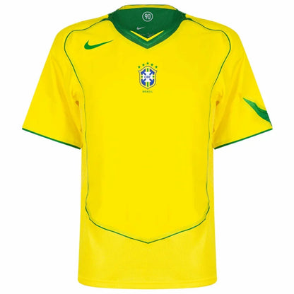 Brazil Retro Home Fan Jersey 2004-2005 (Reissue)