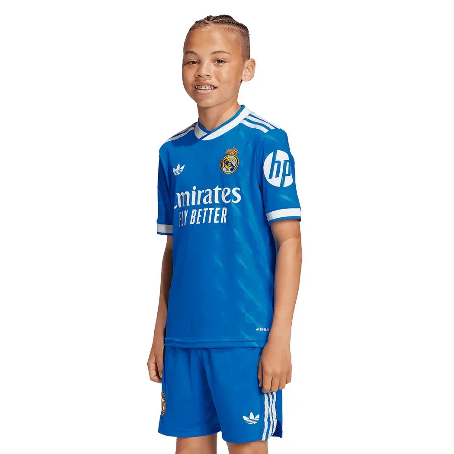 Kids Kit Real Madrid Third Fan Jersey 2025/26 Adidas Originals