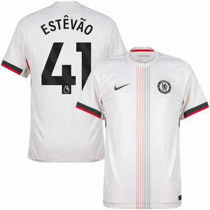 Chelsea Estêvão 41 Away Fan Jersey 2025/26