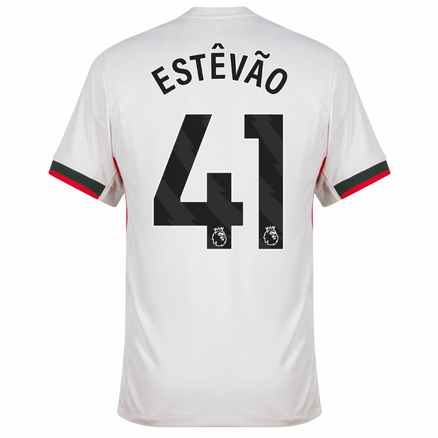 Chelsea Estêvão 41 Away Fan Jersey 2025/26