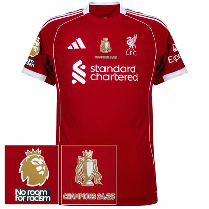 Liverpool Premier League Winners Trophy Edition Home Fan Jersey 2025/26
