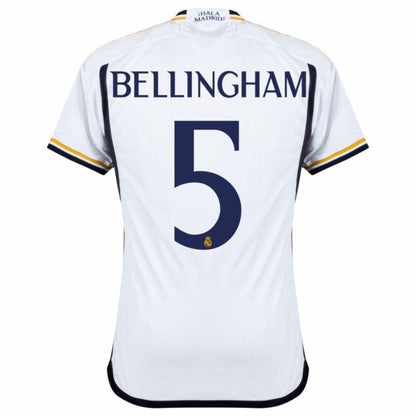 Real Madrid Bellingham 5 Home Fan Jersey 2023/24