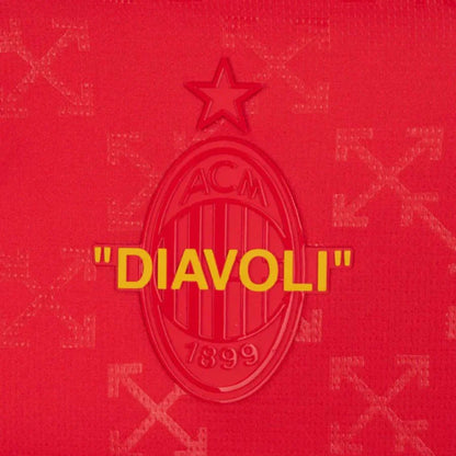AC Milan RED JERSEY DIAVOLI X OFF-WHITE™ Fan Jersey 2025