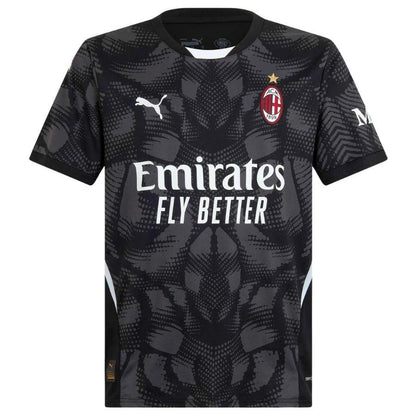 AC Milan GK Home 2024/25 Patches UCL UEFA Foundation (Official Printing)